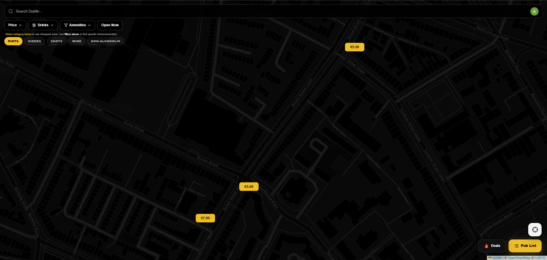 PintPoint Desktop Map View